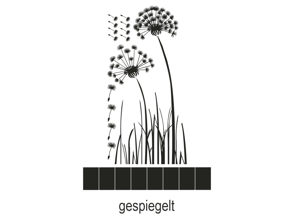 gespiegelt