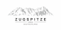 Preview: Wandtattoo Berglandschaft Zugspitze