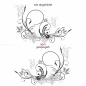 Preview: Sticker für die Wand mit buntem Blumenornament Preview: Sticker für die Wand mit buntem Blumenornament