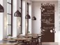 Preview: Wandtattoo Banner Kaffe für die Wand im Restaurant