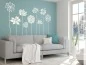 Preview: Wandtattoo mit dekorativer Blumenwiese