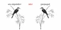 Preview: Wandtattoo Bunter Bambushalm mit Vogel - Ansicht Ausrichtung Preview: Wandtattoo Bunter Bambushalm mit Vogel - Ansicht Ausrichtung
