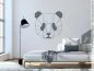Preview: Wandtattoo mit geometrischem Panda