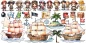 Preview: Wandtattoo Set Piraten zur freien Anordnung