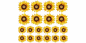 Preview: Wandtattoo Set Sonnenblumen zur freien Platzierung Preview: Wandtattoo Set Sonnenblumen zur freien Platzierung