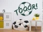 Preview: Wandtattoo für das Kinderzimmer mit Fußball Motiv
