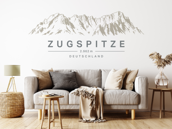 Wandtattoo Berglandschaft Zugspitze