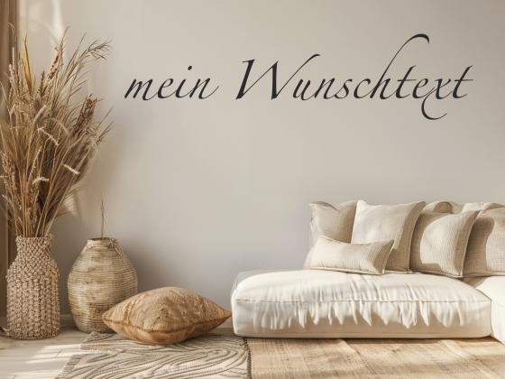 Wandtattoo mit individuellem Text Nr. 1