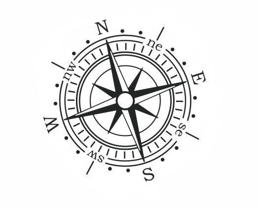 Preview: Wandtattoo Farbige Windrose Preview: Wandtattoo Farbige Windrose - Ansicht Farbauswahl