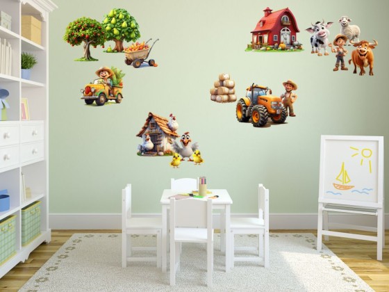 Preview: Wandtattoo Unsere Farm Preview: Wandtattoo Unsere Farm