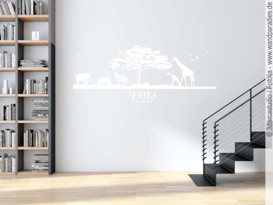 Preview: Wandtattoo Landschaft Afrika Preview: Wandtattoo Landschaft Afrika