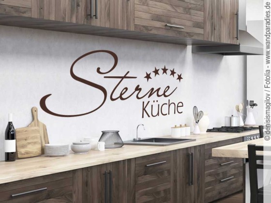 Preview: Wandtattoo Sterne Küche Preview: Wandtattoo Sterne Küche