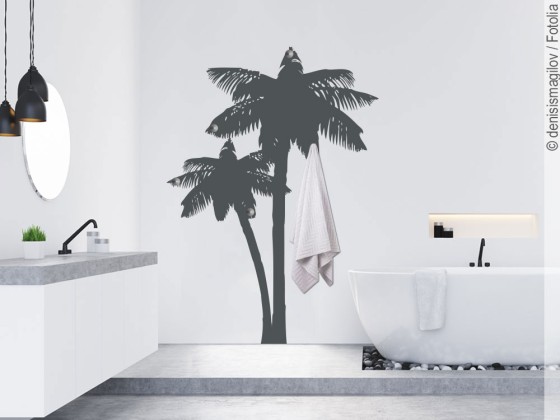 Preview: Wandtattoo Garderobe Palme Preview: Wandtattoo Garderobe Palme