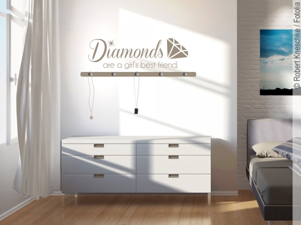 Preview: Garderobensticker zum Aufhöngen von Ketten