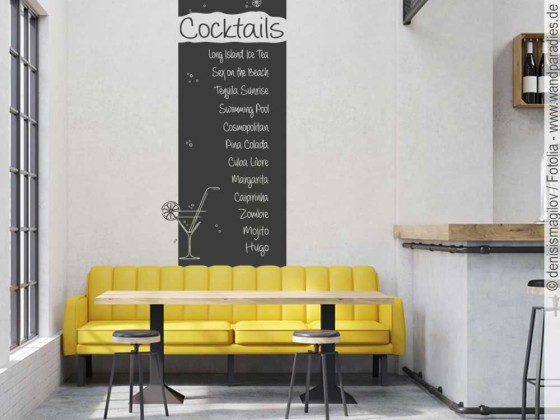 Preview: Wandbanner Cocktails