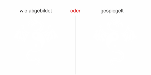 Preview: Wandaufkleber mit fernöstlichem Drachen