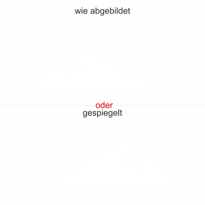 Preview: Niedliches Monster Wandtattoo