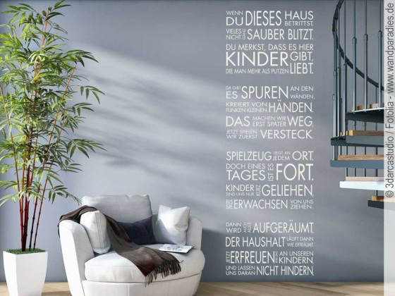 Preview: Wandtattoo Wenn Du dieses Haus betrittst Preview: Wandtattoo Wenn Du dieses Haus betrittst