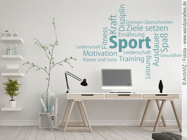 Preview: Wandtattoo Fußball für das Jugendzimmer