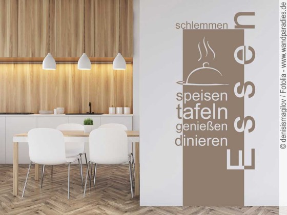 Preview: Wandtattoo Banner Essen Preview: Wandtattoo Banner Essen