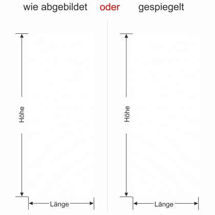 Wandtattoo Banner mit Zebramuster