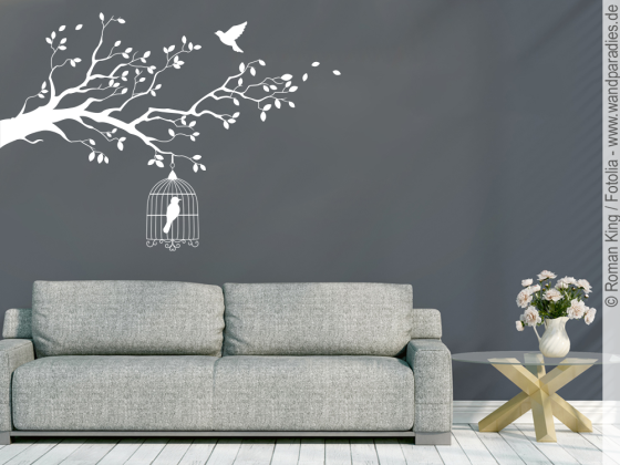 Preview: Wandtattoo Ast im Wind Preview: Wandtattoo Ast im Wind