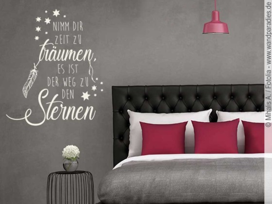 Preview: Wandspruch Nimm dir Zeit zu träumen Preview: Wandspruch Nimm dir Zeit zu träumen