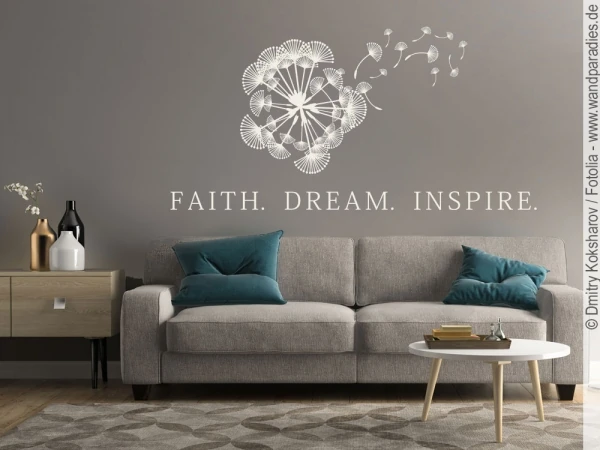 Wandaufkleber Faith Dream Inspire