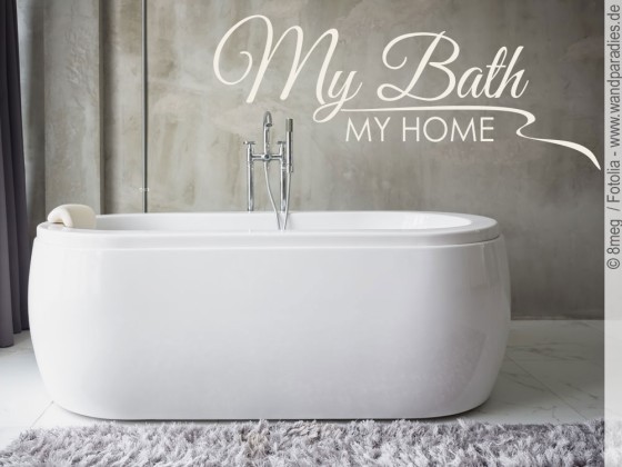 Preview: Edler Aufkleber für das Bad