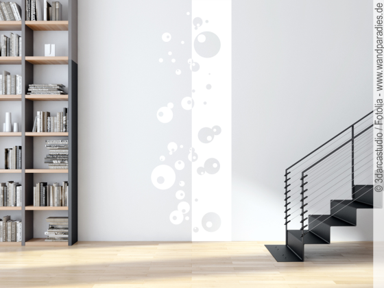 Preview: Wandbanner Retro Kreise Preview: Wandbanner Retro Kreise