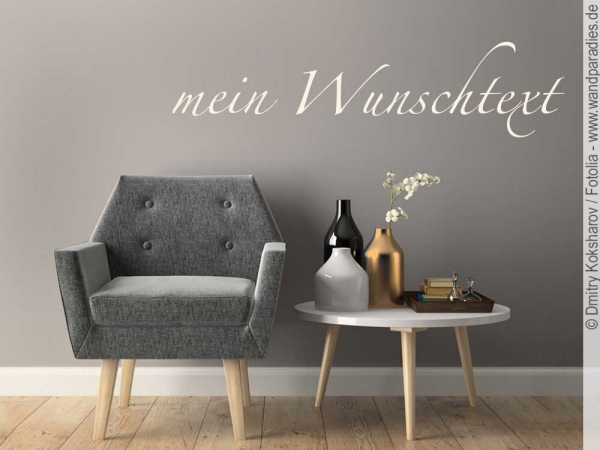 Preview: Wandtattoo Wunschtext Nr. 1 Preview: Wandtattoo Wunschtext Nr. 1