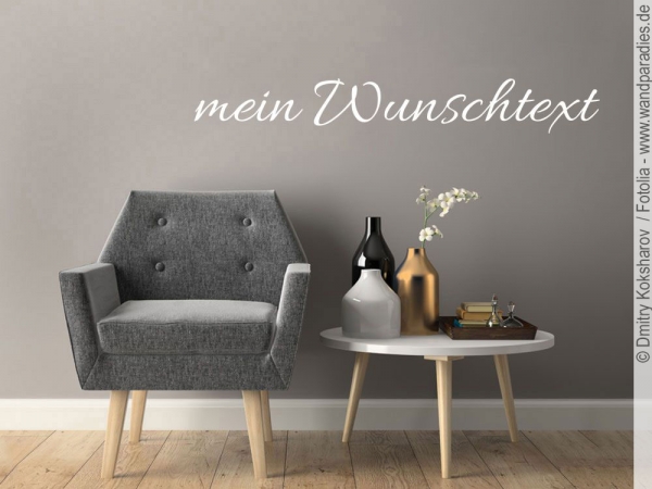 Preview: Wandtattoo Wunschtext Nr. 3