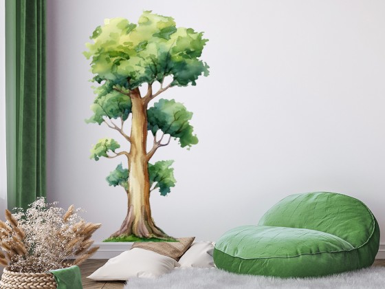 Preview: Wandtattoo Aquarell Pappel Preview: Wandtattoo Aquarell Pappel