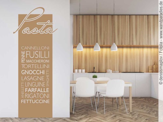 Preview: Wandtattoo Banner Pasta Preview: Wandtattoo Banner Pasta