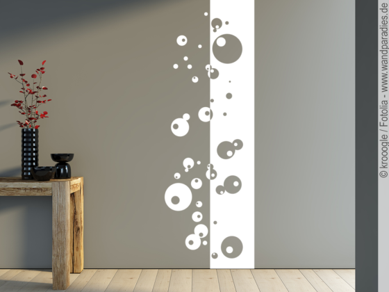 Preview: Wandbanner Retro Kreise Preview: Wandbanner Retro Kreise