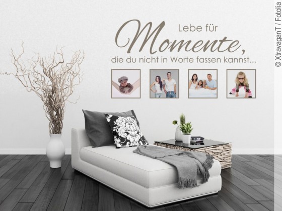 Preview: Wandtattoo Bilderrahmen Momente Preview: Wandtattoo Bilderrahmen Momente
