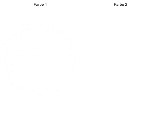 Preview: Wandtattoo Blätterkranz mit Wunschtext - Ansicht Farbauswahl