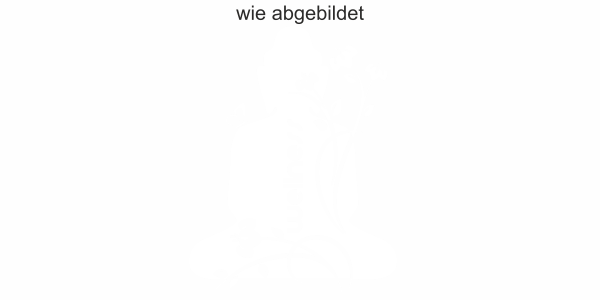 Preview: Wandaufkleber mit Buddha Motiv für das Badezimmer - Ansicht Ausrichtung mit Farbauswahl Vorschlag 1