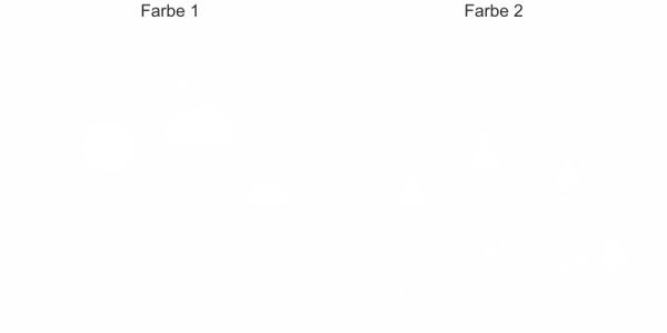Preview: Wandtattoo Bunte Berge Preview: Wandtattoo Bunte Berge - Ansicht Farbauswahl