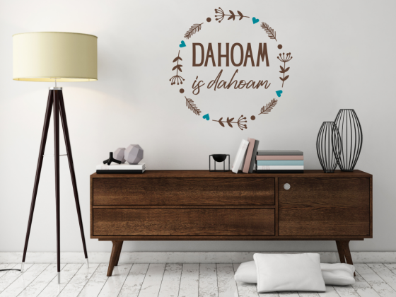 Preview: Wandtattoo Dahoam is dahoam