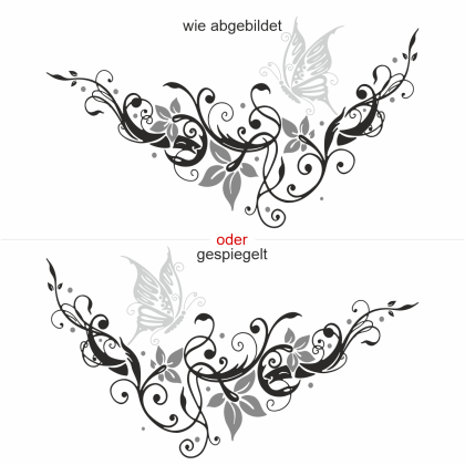 Preview: Wandtattoo Farbiges Ornament Preview: Wandtattoo Farbiges Ornament