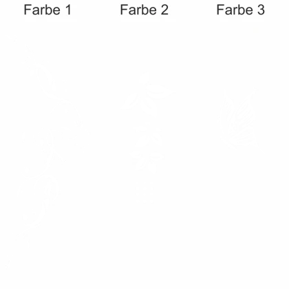 Wandtattoo Farbiges Ornament - Ansicht Farbauswahl