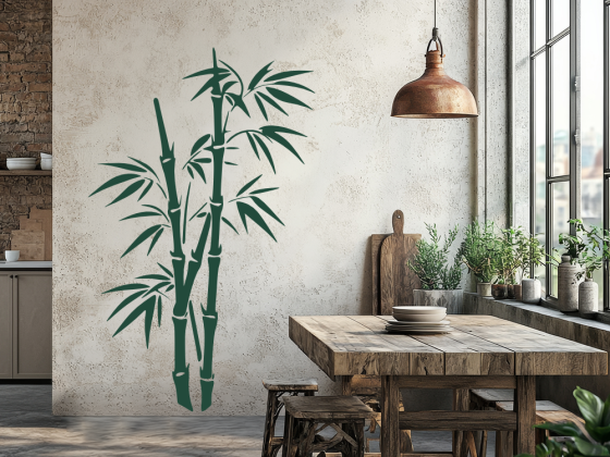 Preview: Wandtattoo Filigraner Bambus Preview: Wandtattoo Filigraner Bambus
