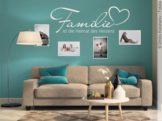 Preview: Wandtattoo Fotorahmen Familie Preview: Wandtattoo Fotorahmen Familie