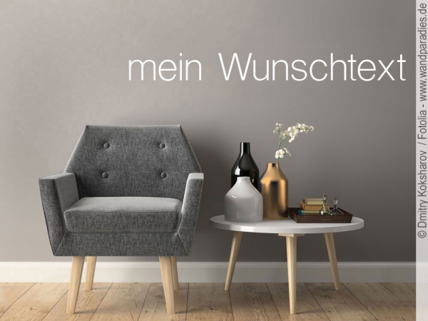 Preview: Wandtattoo Wunschtext Nr. 19 Preview: Wandtattoo Wunschtext Nr. 19