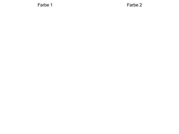 Preview: Bunter Garderobenaufkleber mit Kreisen für das Bad