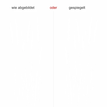 Wandsticker mit Grashalmen für sommerliches Flair - Ansicht Ausrichtung und Farbauswahl