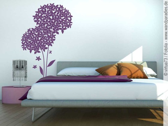 Preview: Wandtattoo Hortensie Preview: Wandtattoo Hortensie