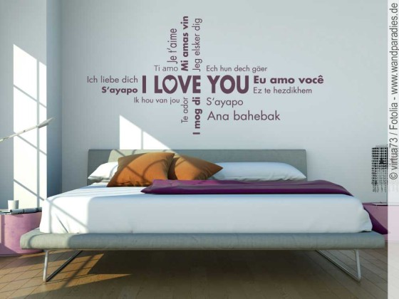 Preview: Wandtattoo I Love You Preview: Wandtattoo I Love You