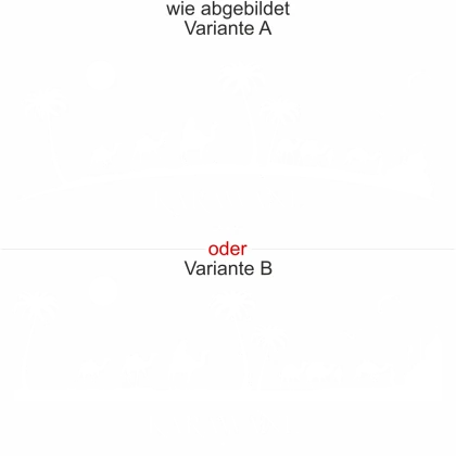 Wandaufkleber mit Kamelen in Arabien - Ansicht Ausrichtung und Farbauswahl